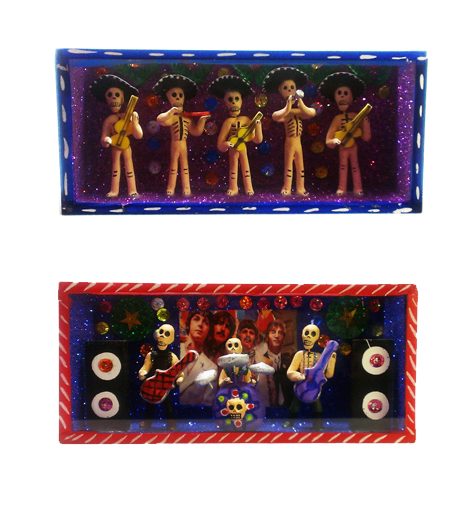 DD120 Large Rectangular Shadow Box (Nicho) - Mixed Styles - Image 2