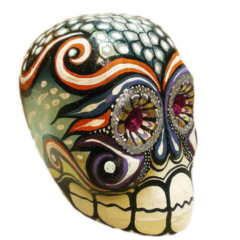 DD601 Large Paper Mache Skull