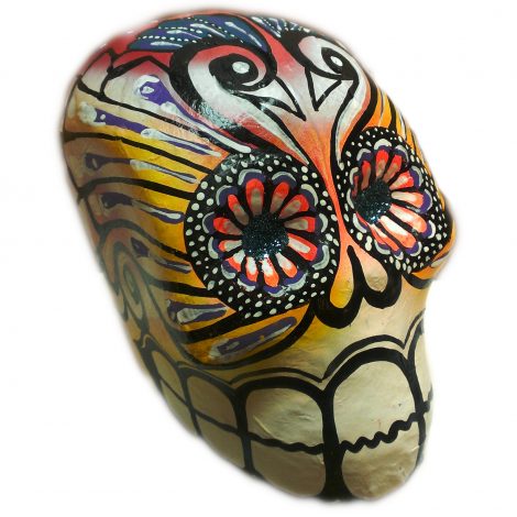 DD600 XL Paper Mache Skull