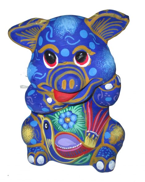NA018 - Small Piggy Bank (Sitting)