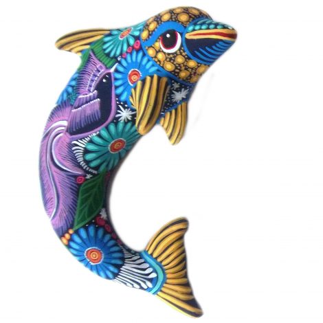 NA042 - Dolphin (Curved) Wall Decor