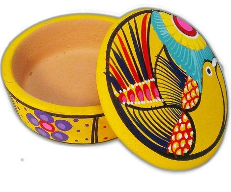 NA204 - Small Jewelry Box - Round - Image 5