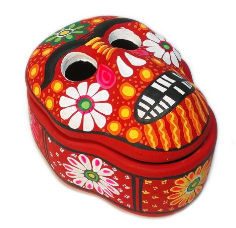 NA212 - Regular Jewelry Box - Skull (Flat) - Image 2