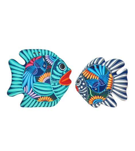 NA046 - Small Hanging Fish Wall Decor - Image 4