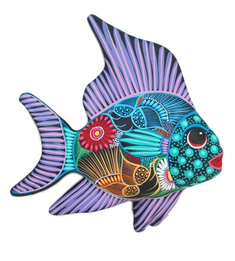 NA047 - Large Angel Fish Wall Decor