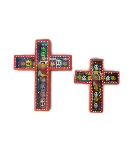 DD310 Large Shadow Box Cross - Styles Vary - Image 2