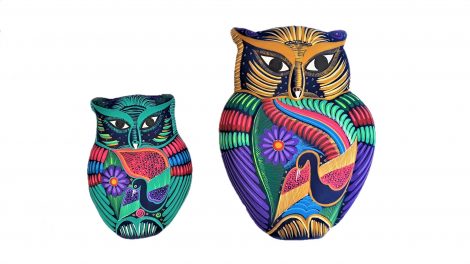 NA040.1 Wall Owl- Large - Image 2