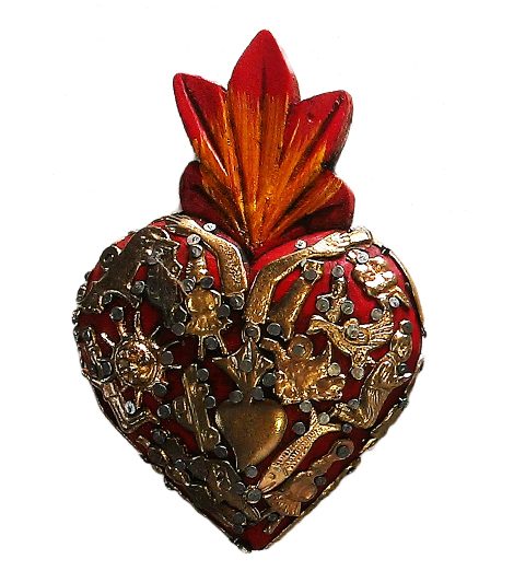 M110 Small Milagros Heart #2