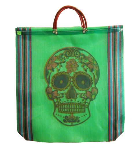 Mesh bag skull