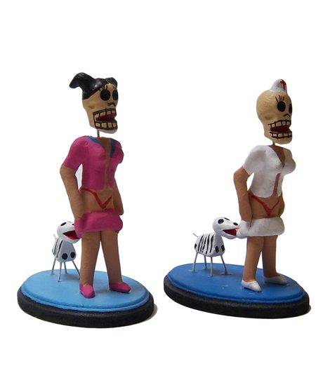 DD517 Beach Girl with Dog