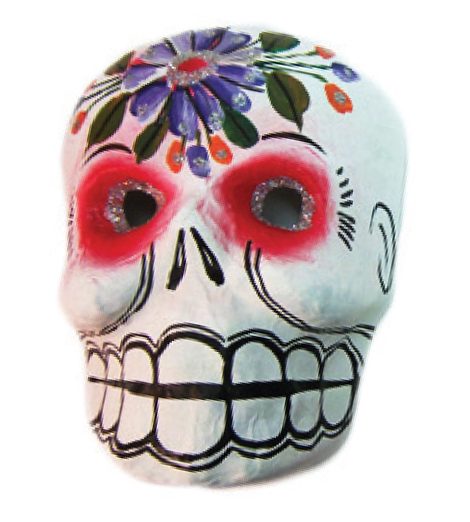 DD605 Paper Mache Mask - Color