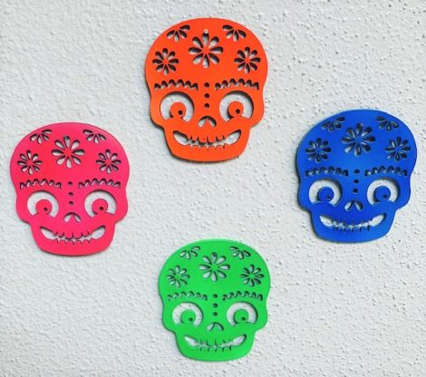 Skull Coasters set of 4