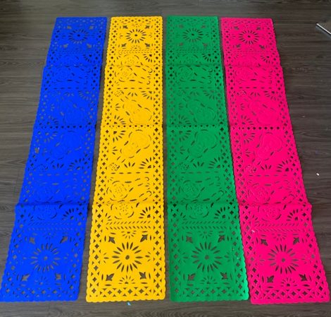 Papel Picado Table Runner Thick Paper - Image 4