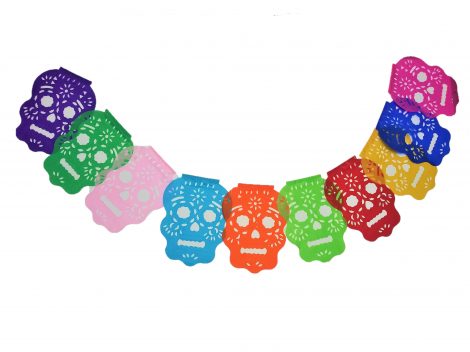 Papel Picado Banner Skull - Image 2