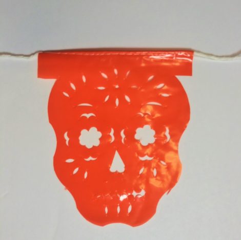 Papel Picado Banners Mini Skull - Plastic - Image 2