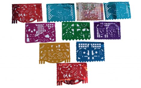 Papel Picado Banners Day of the Dead LG – Metallic