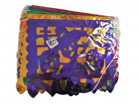 Day of the dead papel picado banners – Metallic - Image 2