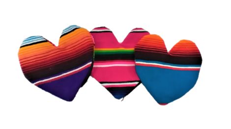 heart cosmetic bag
