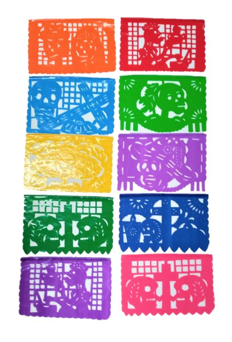 Day of the Dead Papel Picado Banners XL - Plastic