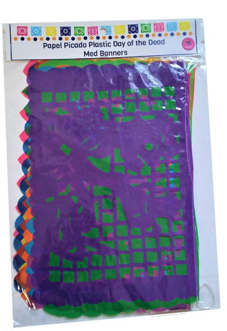 Day of the Dead Papel Picado Banners Medium - Plastic