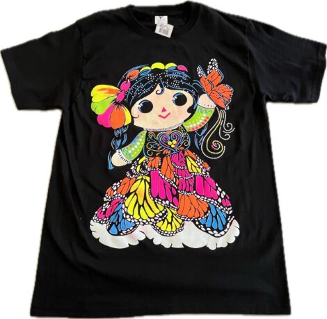 Lupita Lele Doll T-Shirt neon glow in the dark