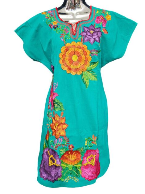 Mexican Embroidered Dress - Image 10