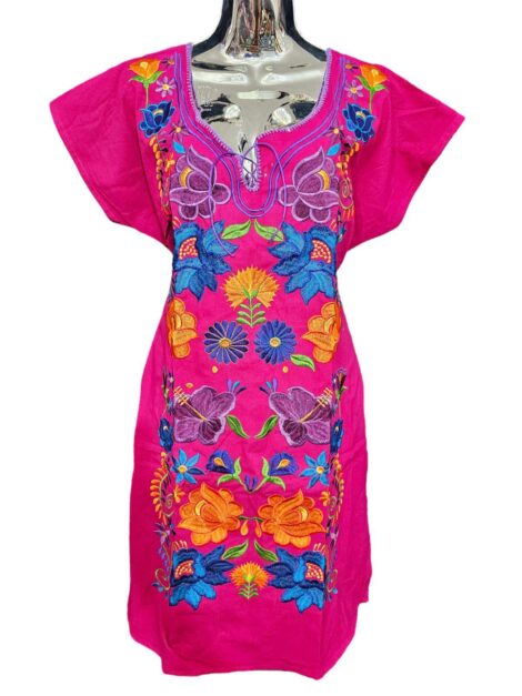 Mexican Embroidered Dress - Image 8
