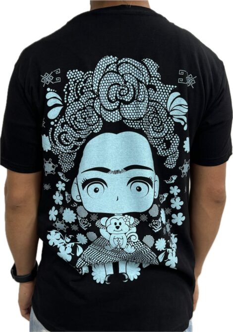 Frida T Shirt neon glow in the dark - Image 2
