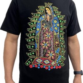 Virgen T shirt neon glow in the dark