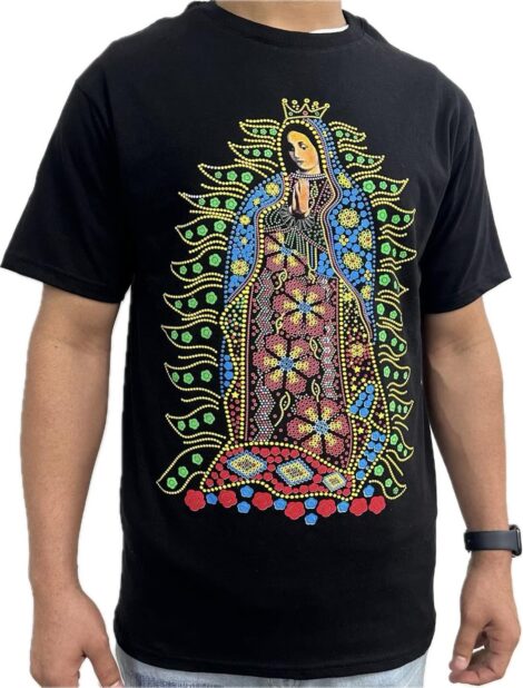 Virgen T shirt neon glow in the dark